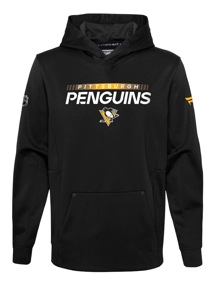 Fanatics Pittsburgh Penguins Authentic Pro Black Hoodie - Image 2 of 3