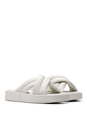 Clarks White Lea Alda Glide Sandals - Image 2 of 7