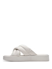 Clarks White Lea Alda Glide Sandals - Image 4 of 7
