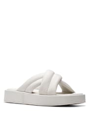 Clarks White Lea Alda Glide Sandals - Image 5 of 7