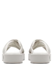 Clarks White Lea Alda Glide Sandals - Image 6 of 7