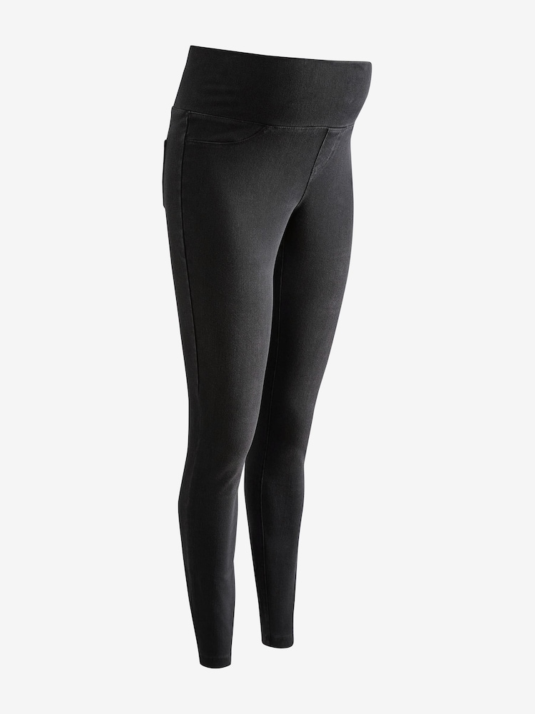 Seraphine Grey Maternity Jeggings 2 Pack - Image 8 of 10