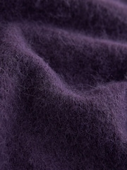 Violet - Mid Length Long Sleeve Cardigan with Wool - Image 6 de 6