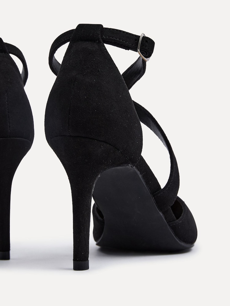 črna - Linzi z visoko peto in paščkom s prekrižanim sprednjim delom Linzi Stiletto - Slika 6 iz 6 črna - Linzi z visoko peto in paščkom s prekrižanim sprednjim delom Linzi Stiletto - Slika 6 iz 6