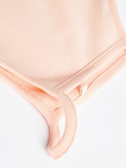 Peach/Green Baby Strappy Vest Bodysuits 5 Pack - Image 10 of 11
