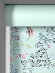 Sara Miller Aqua Blue Underwater Made To Measure Roller Blinds - Image 3 of 5