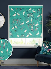 Sara Miller Green Heron Made To Measure Roller Blinds - Image 1 of 6
