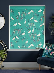 Sara Miller Green Heron Made To Measure Roller Blinds - Image 2 of 6