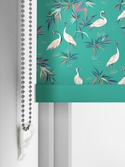 Sara Miller Green Heron Made To Measure Roller Blinds - Image 4 of 6