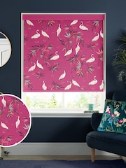 Sara Miller Fuchsia Pink Heron Made To Measure Roller Blinds - Image 1 of 6
