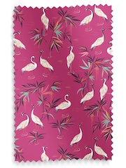 Sara Miller Fuchsia Pink Heron Made To Measure Roller Blinds - Image 3 of 6