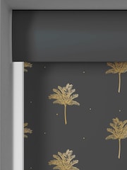 Sara Miller Forest Green Small Palm Made To Measure Roller Blinds - Image 3 of 5