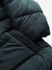 Charcoal Grey Shower Resistant Padded Puffer Coat (3mths-7yrs) - Image 9 of 10