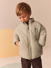 Neutral Puffer Coat (3mths-7yrs) - Image 1 of 9