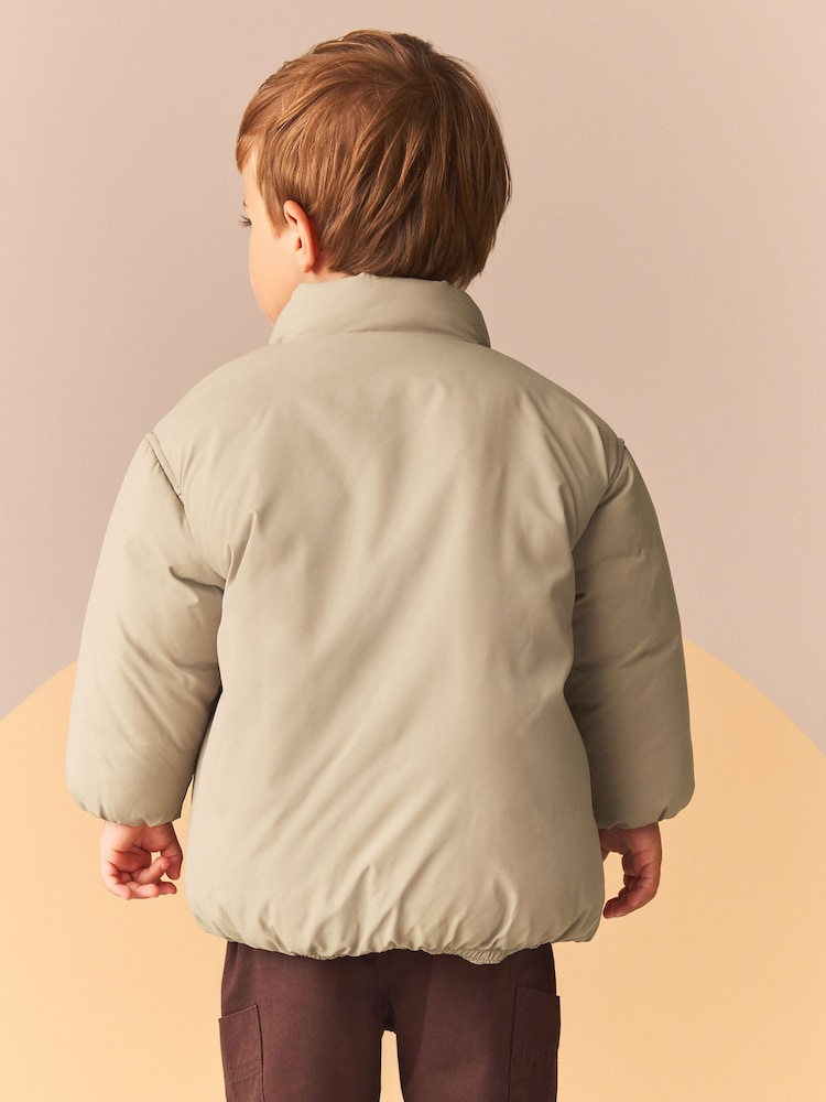 Neutral Puffer Coat (3mths-7yrs) - Image 2 of 9