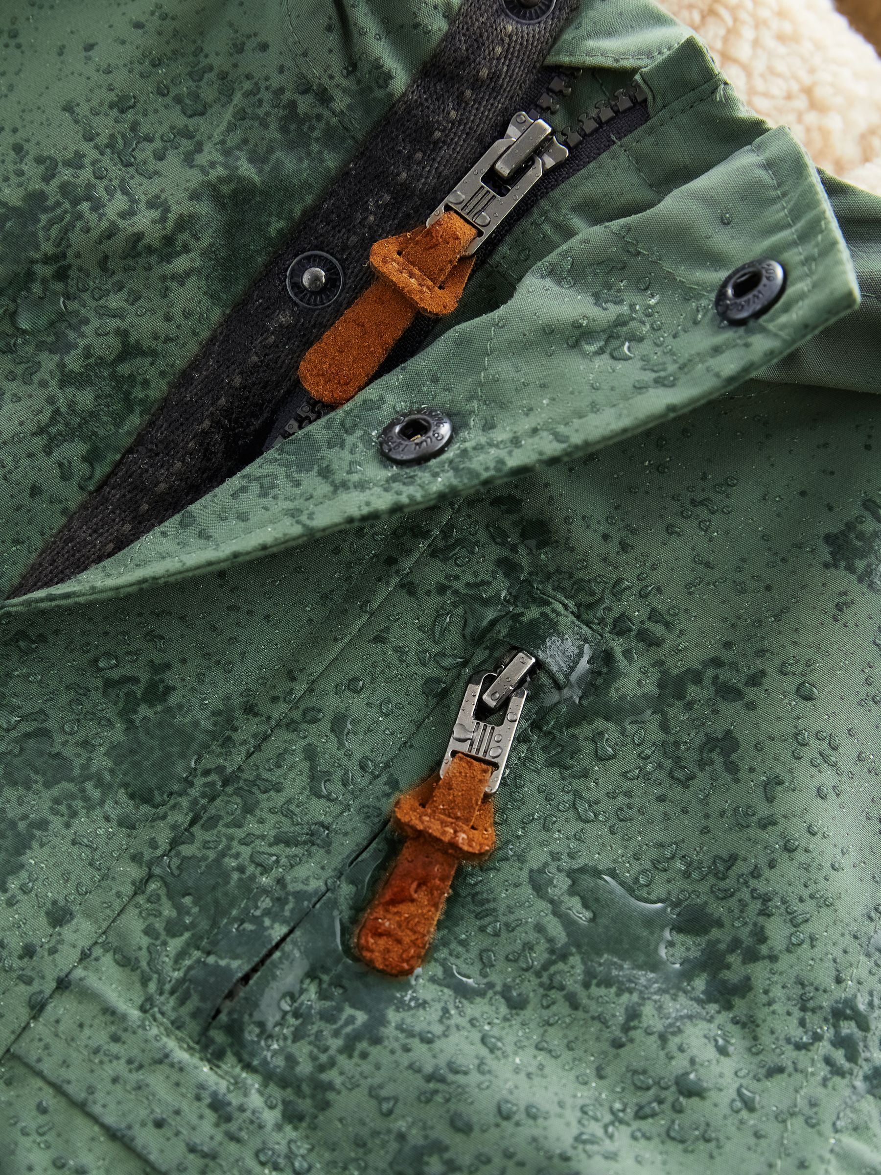 Waterproof fur lined parka top