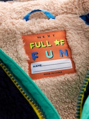 Multi Quilted Borg Fleece Lined Coat (3mths-7yrs) - Image 10 of 10