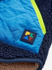 Multi Quilted Borg Fleece Lined Coat (3mths-7yrs) - Image 9 of 10