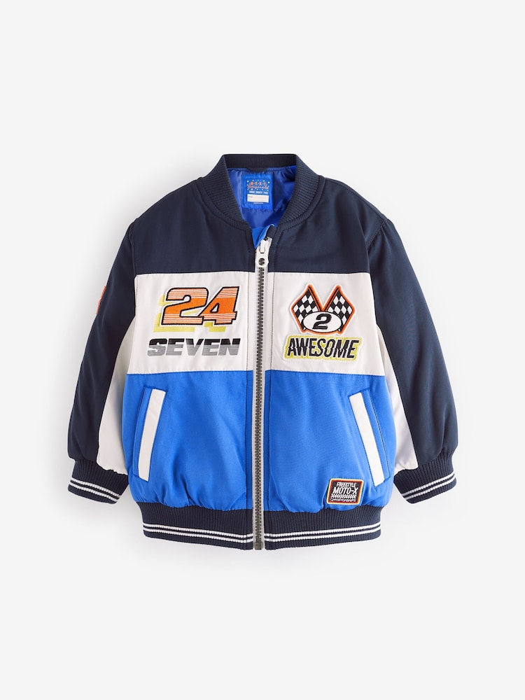 Navy Motor Jacket (3mths-7yrs) - Image 1 of 10