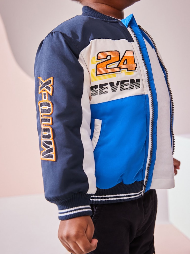 Navy Motor Jacket (3mths-7yrs) - Image 10 of 10