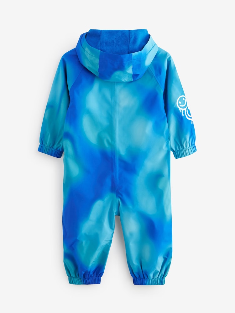 Bleu - Combinaison imperméable doublée de polaire (3mths-7yrs) - Image 7 of 9