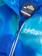 Blue Waterproof Fleece Lined Puddlesuit (3mths-7yrs) - Image 8 of 9