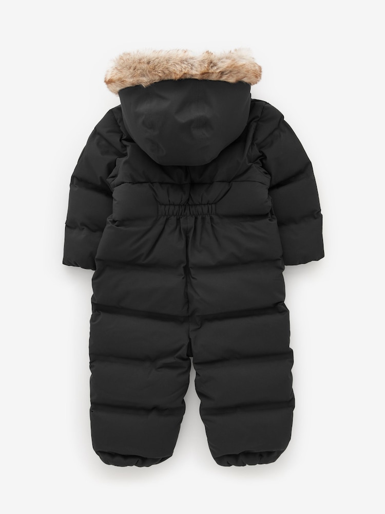 Black Waterproof Snowsuit (3mths-7yrs) - Image 2 of 5