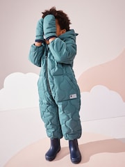 Light Blue Onion Quilt Snowsuit (3mths-7yrs) - Image 2 of 10