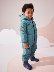 Light Blue Onion Quilt Snowsuit (3mths-7yrs) - Image 4 of 10