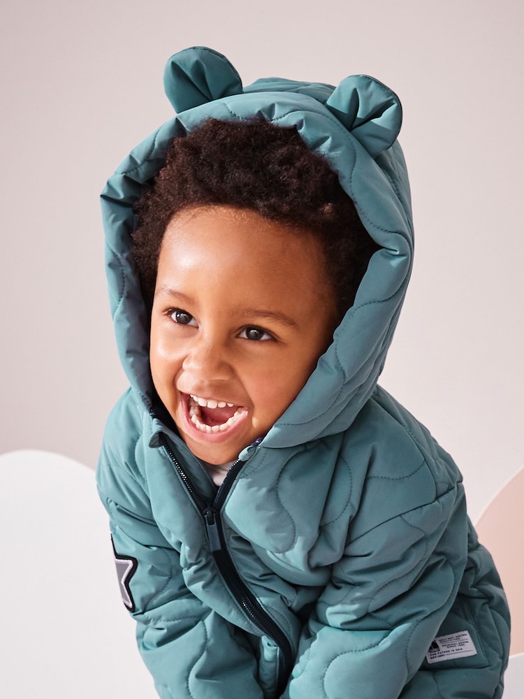 Light Blue Onion Quilt Snowsuit (3mths-7yrs) - Image 5 of 10