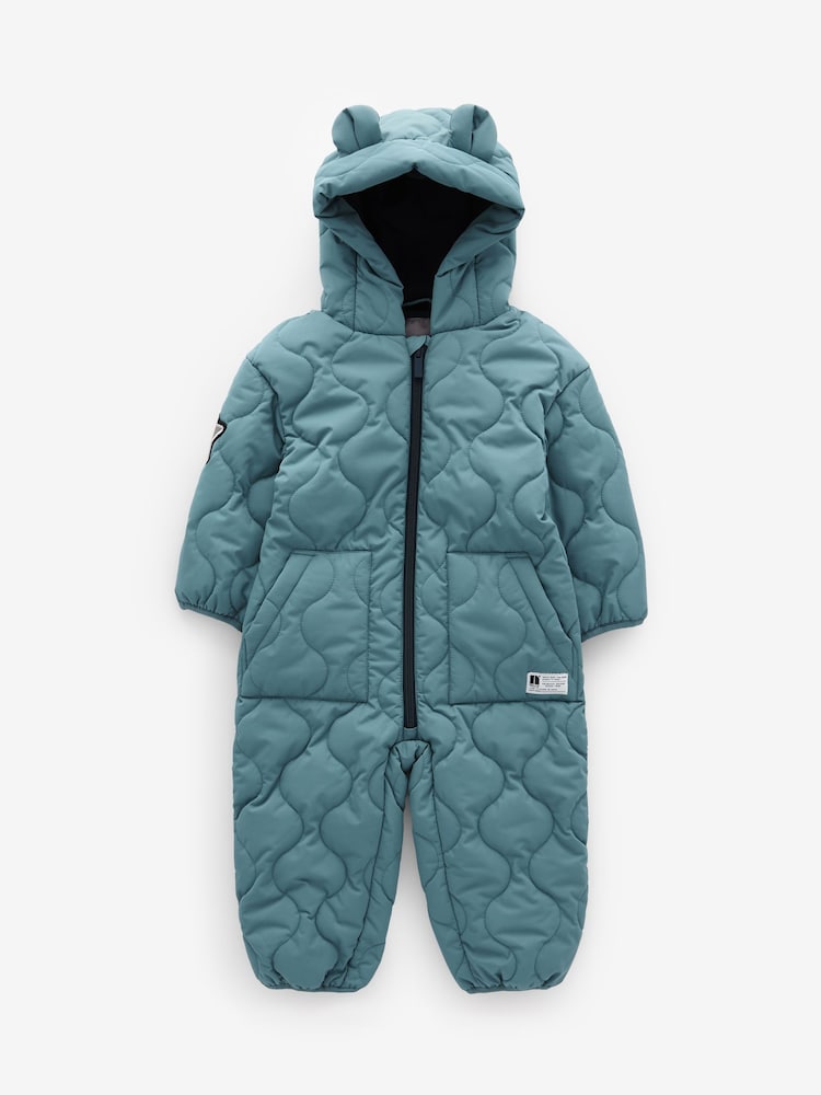 Light Blue Onion Quilt Snowsuit (3mths-7yrs) - Image 8 of 10