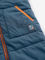 Blue Colourblock Snowsuit (3mths-7yrs) - Image 9 of 10