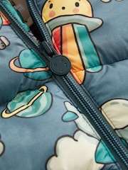 Grey Space Print Snowsuit (3mths-7yrs) - Image 8 of 8