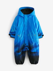 Cobalt Blue Waterproof Snowsuit (3mths-7yrs) - Image 6 of 11