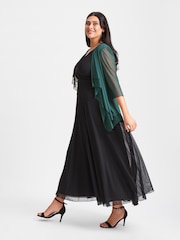 Grün - Scarlett & Jo Waterfall Layered Shrug - Bild 3 von 4