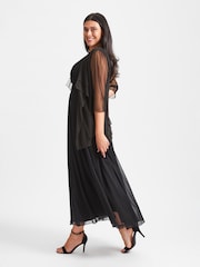 Schwarz - Scarlett & Jo Waterfall Layered Shrug - Bild 3 von 4