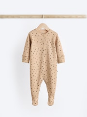 Neutral Baby 100% Cotton Sleepsuits 3 Pack (0mths-2yrs) - Image 6 of 12