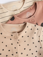 Neutral Baby 100% Cotton Sleepsuits 3 Pack (0mths-2yrs) - Image 8 of 12