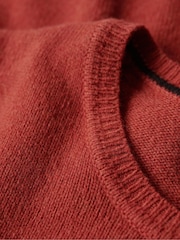 SUPERDRY Orange Essential Crew Jumper - Image 5 of 6