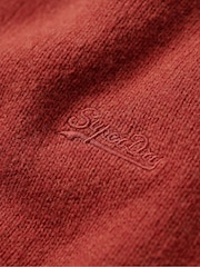 SUPERDRY Orange Essential Crew Jumper - Image 6 of 6