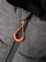 Superdry Grey Hooded Fuji Herringbone Jacket - Image 6 of 6