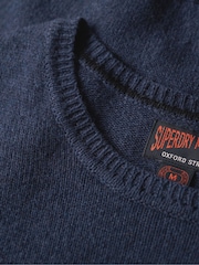 SUPERDRY Blue Essential Crew Jumper - Image 5 of 6