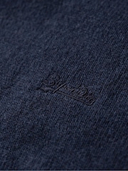 SUPERDRY Blue Essential Crew Jumper - Image 6 of 6