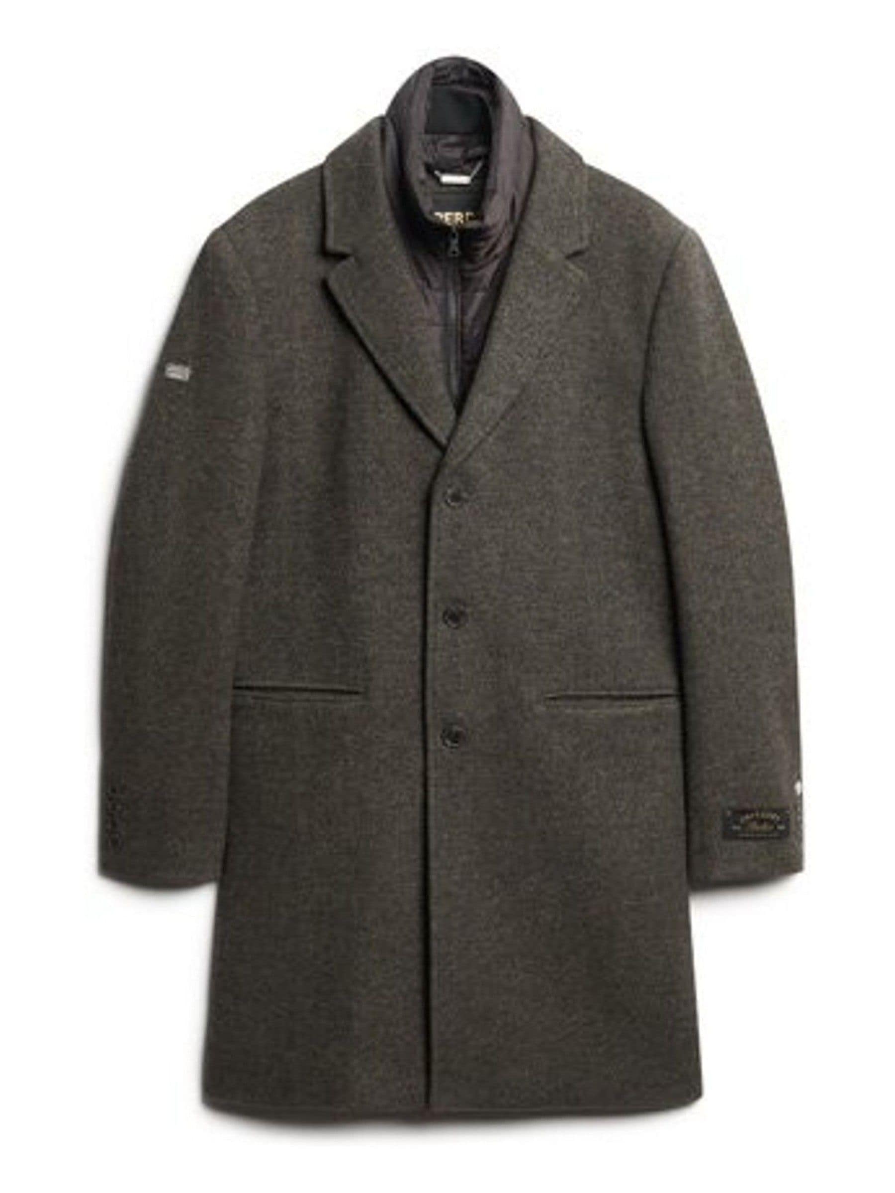 Superdry wool coat new arrivals