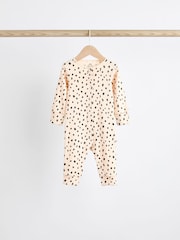 Black/Grey Baby Footless Sleepsuits 4 Pack (0mths-3yrs) - Image 3 of 14