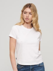 Superdry White Essential Logo 90's T-Shirt - Image 1 of 6