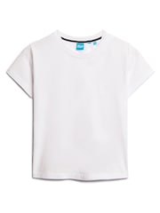 Superdry White Essential Logo 90's T-Shirt - Image 4 of 6