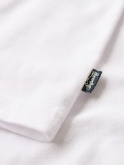 Superdry White Essential Logo 90's T-Shirt - Image 5 of 6