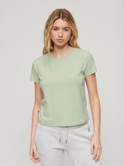 Superdry Green Essential Logo 90's T-Shirt - Image 1 of 6