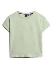 Superdry Green Essential Logo 90's T-Shirt - Image 4 of 6